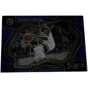 2022-23 Panini Select Courtside Blue #246 Anthony Edwards Minnesota Timberwolves